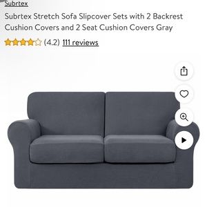 Sofa covers for large couch and loveseat
